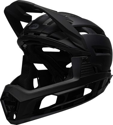 Велосипедний шолом Bell Super Air R Spherical для ендуро MTB, чорний матовий/глянцевий, розмір S (52-56 см)
