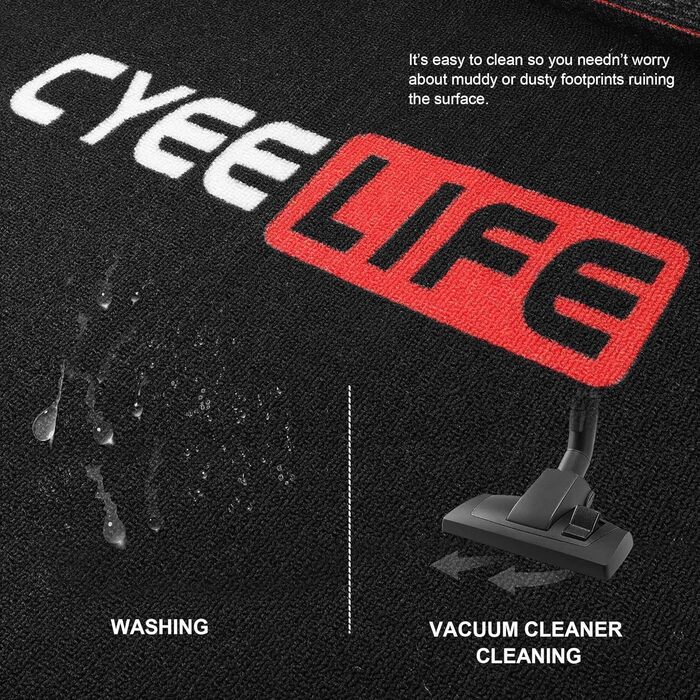 Професійний килимок для дартсу CyeeLife 65x295 см з сумкою, для стіл та софт дартсу, різні стилі
