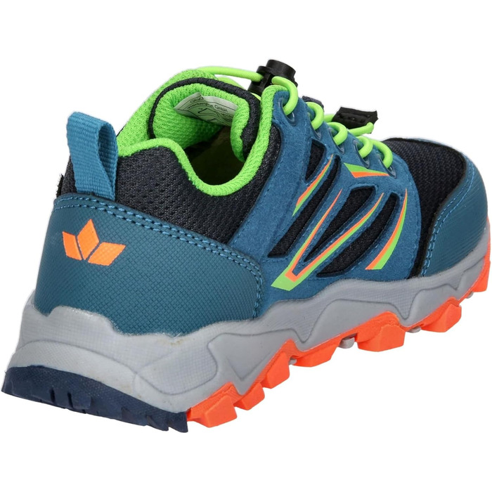 Дитячі трекінгові черевики Lico Bendigo для хлопчиків та дівчаток, сірі, рожеві, блакитні (26 EU, Petrol Lemon Orange)