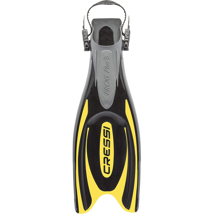 Ласти Cressi Frog Plus M/L (42-45) чорні/жовті - для плавання та дайвінгу