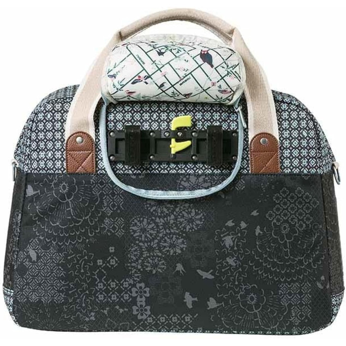 Велосипедний кошик Basil Classic Carry All Klickfix, 16 л, чорний, універсальний