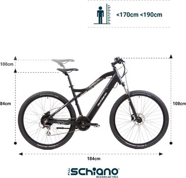 Електровелосипед F.lli Schiano E-Mercury 29