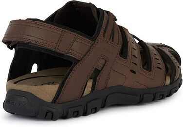 Чоловічі сандалії Geox Strada CSport (45 EU, темно-коричневі)