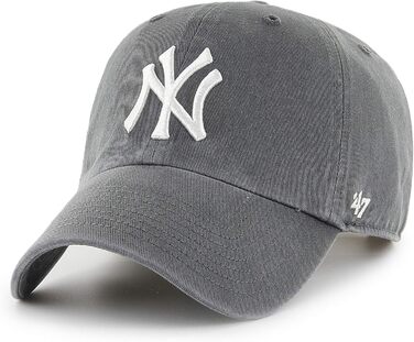 Кепка бейсболка MLB New York Yankees, унісекс, регульована, чорно-сіра