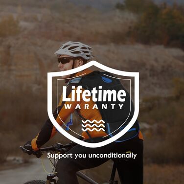 Набір з 2 гідратаційних рюкзаків TNYSPORT із 2-літровою питною системою, легкий водний рюкзак з 3 відділеннями, посилені лямки, синій і світло-сірий