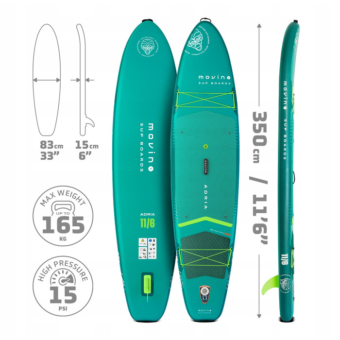 SUP-дошка Movino ADRIA 11'6