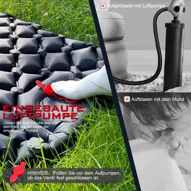 Isomatte Ultraleicht: Саморозгортальний килимок для кемпінгу - блакитний