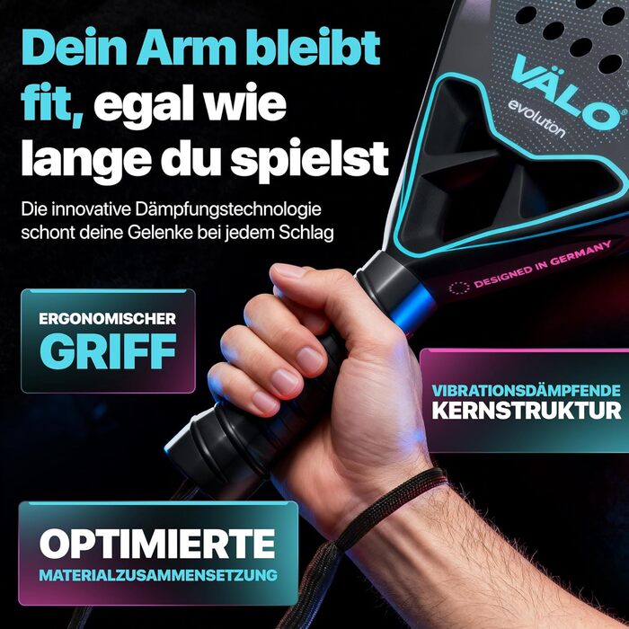 Ракетка для падел [18k Карбон, Легка] Професійна, для Турнірів, Діамант, Зручна Ручка, Унісекс + Чохол