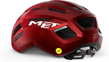 Велосипедний шолом MET Vinci MIPS червоний металевий, унісекс, M (56-58 см)