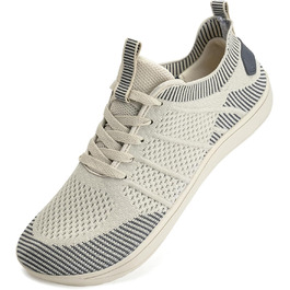 Легкі дихаючі кросівки IceUnicorn для широкої стопи: жіночі та чоловічі, zero-drop, для активного відпочинку, розмір 39 EU, колір 555beige