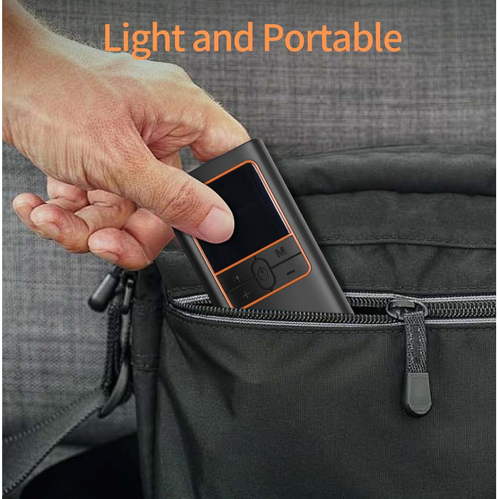 Електричний повітряний насос 150 PSI - акумуляторний компресор з LED-дисплеєм, перезаряджається для велосипеда, авто, мотоцикла та м'ячів