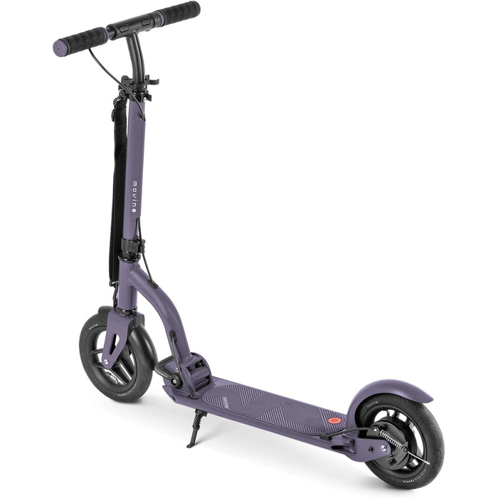 Самокат трюковий Movino Roller Air фіолетовий, складаний, для підлітків та дорослих, з великими пневматичними колесами та регульованим кермом