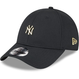 Кепка New Era New York Yankees MLB Pin Metallic Black Gold 9Forty Adjustable Cap, Розмір універсальний