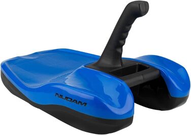 Санки пластикові Nijdam Fun Rodel з ручкою, сині, 54x38x15 см, до 80 кг