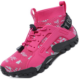 Черевики для хайкінгу VTASQ для чоловіків та жінок. Легкі, дихаючі трекінгові черевики для туризму, спорту та трейлраннінгу. Унісекс, розмір 39 EU, рожеві