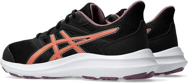 Дитячі кросівки ASICS Jolt 4 GS - чорний/пустезна червоний (37 EU)