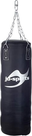 Боксерський мішок Ju-Sports, підвісний, Ø 35 см, штучна шкіра, порожній, для тренувань, з ланцюгом і обертовим кріпленням, стійкий