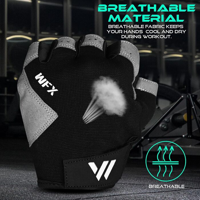 Фитнес-рукавички Westwood Fox для тренувань: неслизькі, амортизуючі, для важкої атлетики, з підкладкою, дихаючі, без пальців, підтримка відсутня