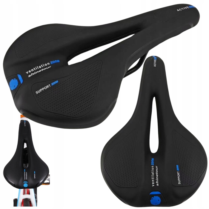 Велосипедне сідло Fit4Med Airflow — м'яке, з пінополіуретаном, 150 мм