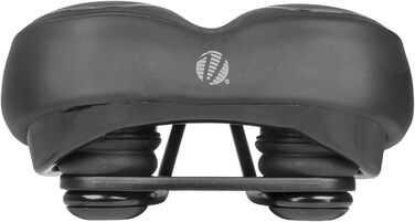 Велосипедне сідло FIT Traveller, чорне, розмір M (130-140 мм)