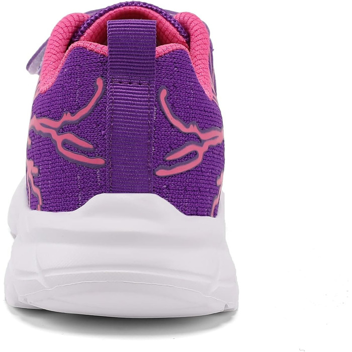 Дитячі спортивні кросівки для хлопчиків та дівчаток. Мереживні, дихаючі, для тенісу, бігу, фітнесу. Легкі кросівки на шнурівці. Кольори: чорний, зелений, фіолетовий, рожевий. Розмір 36 EU