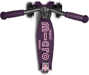 Дитячий самокат Micro Maxi Deluxe Pro з великими колесами, регульований кермо, для хлопчиків і дівчат 5-12 років