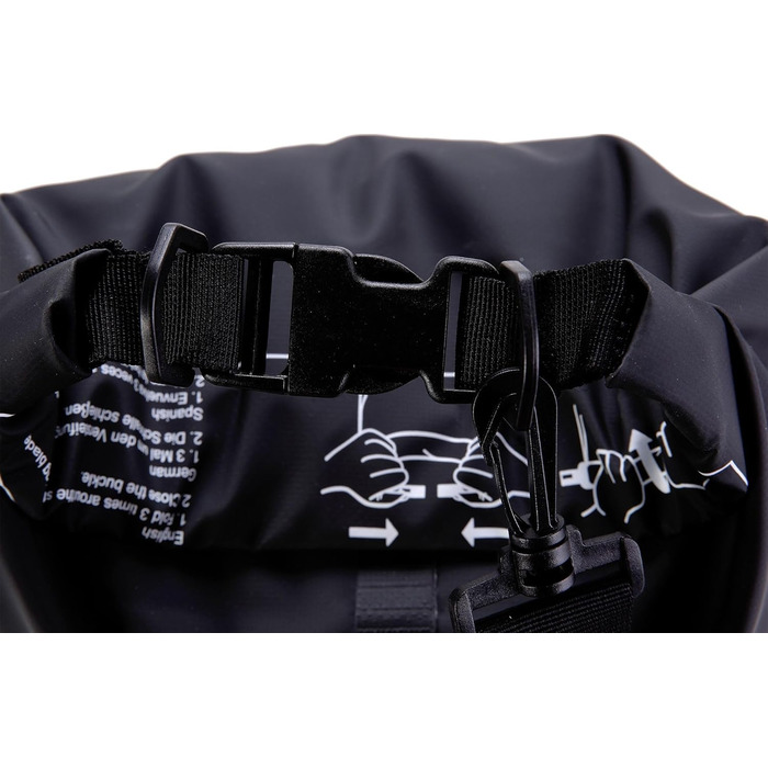 Сумка Cressi Premium Waterproof для дорослих (Чорний, 15 LT, без блискавки)