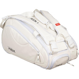 Сумка для падельної ракетки Nox Pro Series Weiss, біла
