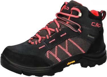 Дитячі трекінгові черевики CMP Thiamat Mid 2.0 WP (37 EU, сірий, рожевий)