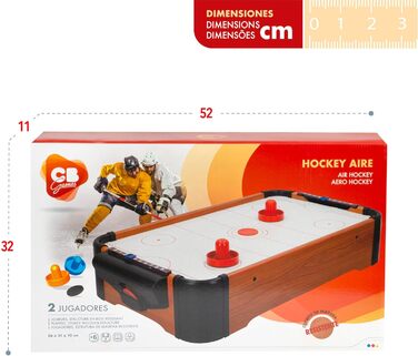 Настільний аерохокей ColorBaby CB Games 56x31 см, комплект