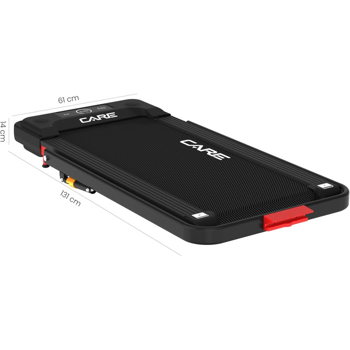 Біговий тренажер CARE FITNESS Jog 8: швидкість до 8 км/год, 4 функції, пульт ДК, комфорт та тихий мотор