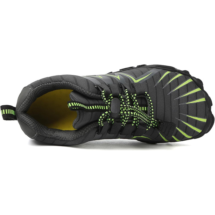 Дитячі босижні кросівки для хлопчиків та дівчаток, дихаючі, антиковзкі, легкі спортивні кросівки для ходьби та бігу, розмір EU 26-40 (39 EU, сірий)