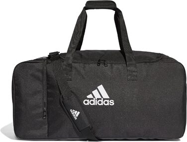 Сумка спортивна adidas Tiro Duffel L, унісекс, 70×32×32 см, чорна/біла