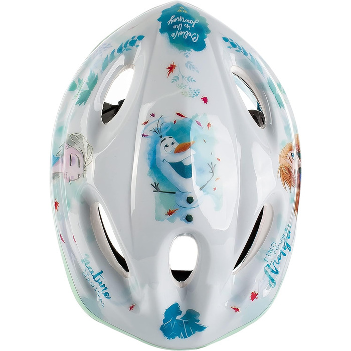 Дитячий велосипедний шолом Disney Frozen 52-56 см, регульований, з ім'ям, TÜV сертифікат