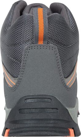 Дитячі трекінгові черевики Mountain Warehouse Oscar - сірі, шкіряні, з надійним зчепленням, утеплені, для хлопчиків та дівчаток, 34 EU