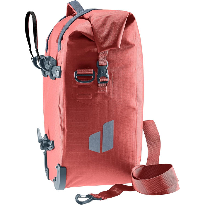 Велосипедна сумка Deuter Weybridge 25+5 л, водонепроникна, на задній багажник, колір Redwood