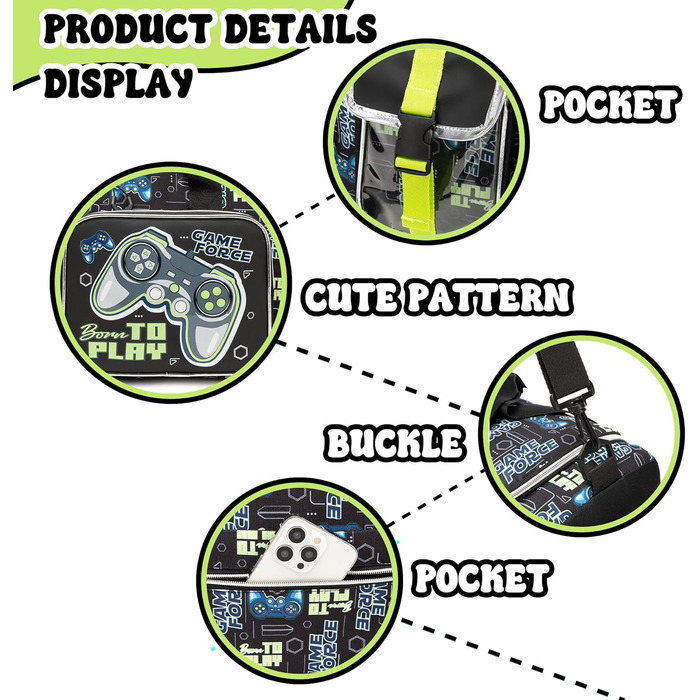 Дитяча спортивна сумка HTgroce з відділенням для взуття. Сумка для плавання, подорожей для дівчаток. Кольори: білий (сердечко), зелений (гра)