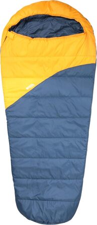 Спальний мішок Mountain Warehouse Summit 250 - 3/4 сезону, ізольований, мумієподібний, 22x40 см у складеному стані. Підходить для осені, кемпінгу та трекінгу. Застібка-блискавка справа, довжина 215 см (Жовтий, XL)