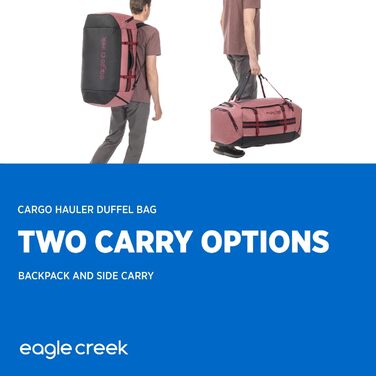 Сумка-баул Eagle Creek Cargo Hauler 90L Glacier Blue з переробленого поліестеру, водо- та зносостійка, 90 літрів