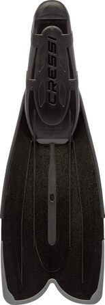 Ласти Cressi Agua Unisex для дайвінгу, снорклінгу та плавання, чорні, 43/44 + Маска, трубка та ласти Cressi Onda Mare (комплект)