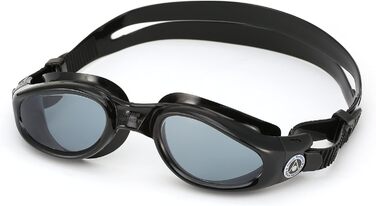 Окуляри для плавання Aqua Sphere Kaiman Regular Fit, прозорі лінзи, чорна оправа