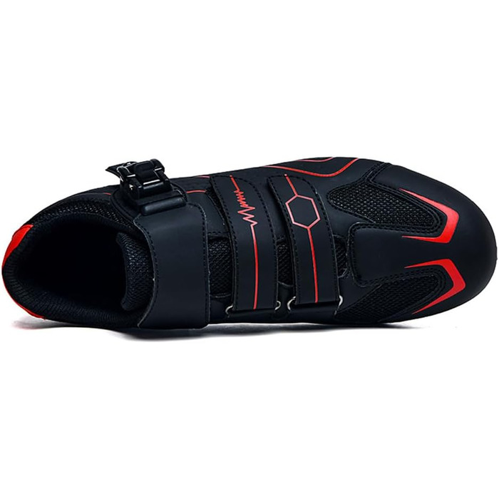 Велосипедні черевики для чоловіків та жінок, MTB, Radsport, Mountainbike, кросівки, дихаючі, outdoor, SPD сумісні, 44 EU, червоні