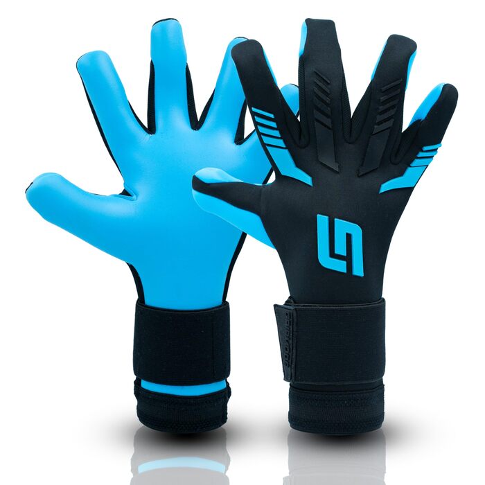 Воротарські рукавиці GRIPMODE Aqua Hybrid 2.0 для футболу - професійні, для дітей, підлітків та дорослих (розмір 7-11, Aqua 2.0)