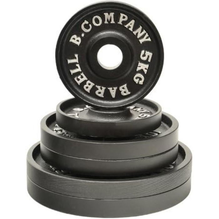 Олімпійські диски для штанги Profi Olympia, чавунні, 50/51 мм, набір 2×5 кг, 2×10 кг, 2×15 кг