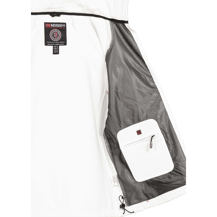Чоловіча функціональна outdoor куртка Geographical Norway Tangata, біла, розмір M