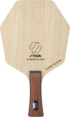 Настільна ракетка STIGA Allround Classic Cybershape, 5-шарова, легка, для нападу, майстерна ручка конкав, точність і контроль