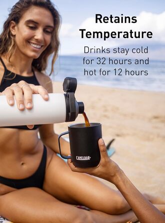 Термобутилка Camelbak Chute Mag SST вакуумна, чорна, нержавійка