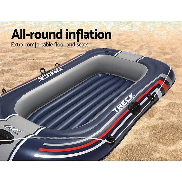 Надувний човен Bestway Hydro-Force Treck X1 для 2 осіб, 228x121x32 см, комплект