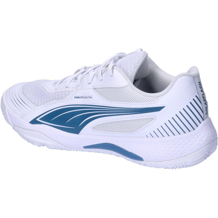 Спортивне взуття PUMA Solarflash III для залу - унісекс, 36 EU, білий/блакитний