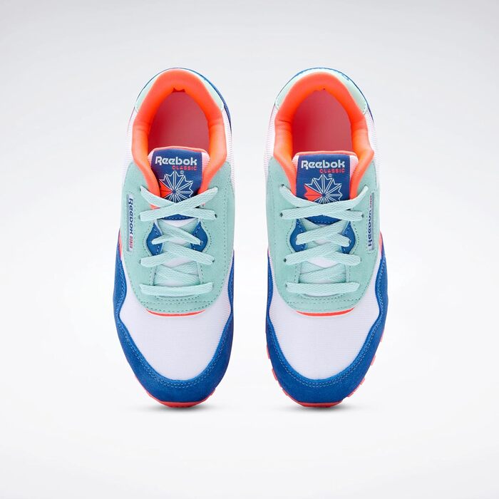 Дитячі кросівки Reebok Cl-Nylon, 29 EU, блакитний/білий/помаранчевий